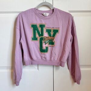EUC! H&M cropped sweatshirt
